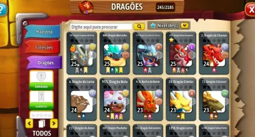 Conta Dragon Cityđ„ +200 Gemas | Muito Ouro | DragĂ”es Raros