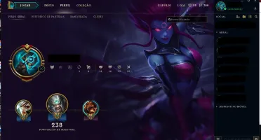 VENDO CONTA COM SKIN VITORIOSA DESDE SEASON 3