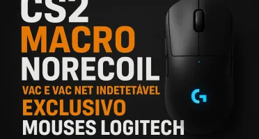 NOVO Macro Norecoil Cs2 - Logitech - Seguro VAC e VACNET