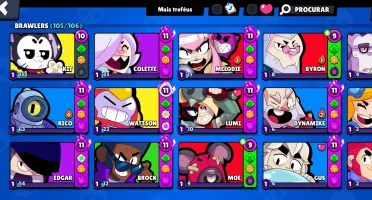 Conta de brawl stars fulano brawlers