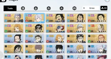 Conta Black Clover Mobile - Noelle 5* + 13 personagens SSR