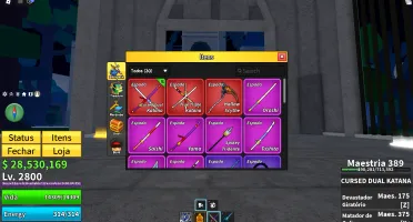 Lv2800 + Godhuman + Buddha + Cdk + Ttk + Skull Guitar + Foic
