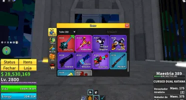Lv2800 + Godhuman + Buddha + Cdk + Ttk + Skull Guitar + Foic