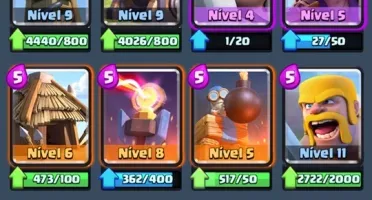 ROYALE LVL 11 / TODAS LENDARIAS/CARTAS