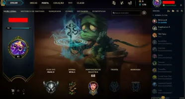 Conta de lol prata 4