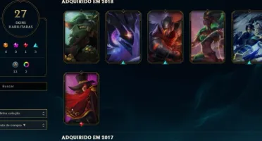 Conta de league of Legends mais de 100 campeões
