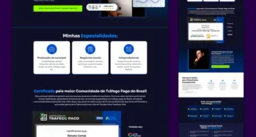 Landing Page Gestor de Tráfego + Bônus Elementor Pro
