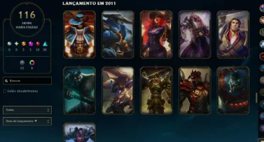 Conta de LOL antiga com rammus rei,kayle juiza e skins ultim