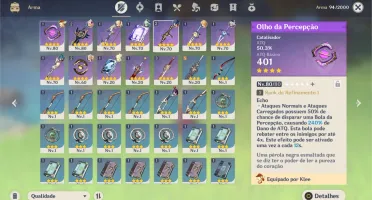 Conta AR 46 Klee+Qiqi+6150 Gemas+26 Dias de Benção da Lua