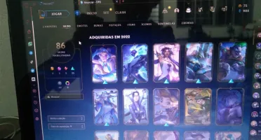 Vendo conta do lol