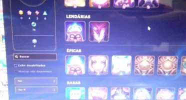 Vendo conta do lol