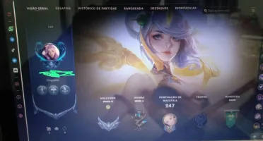 Vendo conta do lol