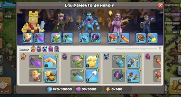 Conta Clash Of Clans Cv14 Top Full Acesso + 600 Gemas + Skin