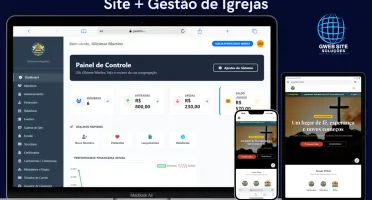 Site+Gestão de Igreja sem mensalidade - projeto completo.