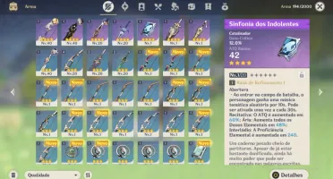 Genshin Impact - Conta AR25 - Qiqi + Razor + 7 Personas 4 ⭐️