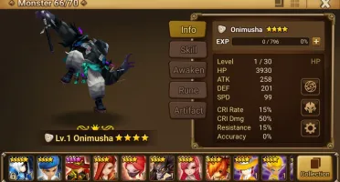 Reroll Summoners War lvl10 com Kinki + Ariel