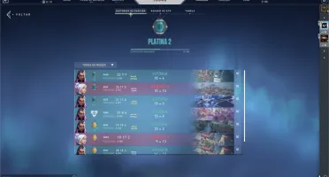 Conta Smurf Valorant | PLATINA 3 |(sem skins)