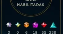 Conta Lol + Tft - + De 550 Skins - Level 596 - Dono Original