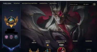 Conta Lol + Tft - + De 550 Skins - Level 596 - Dono Original