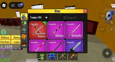 Conta Blox Fruits Lvl 2328 | Kitsune (Maes. 342) + Ttk (Maes