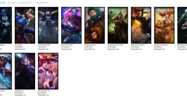 Conta League Of Legends - Gold V + Skins