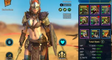 Raid Shadow Legends - conta Level 73 com Valkyrie e +
