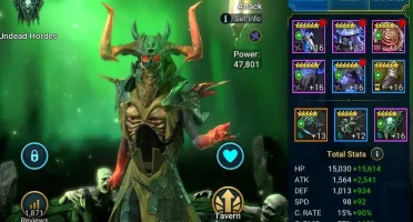 Raid Shadow Legends - conta Level 73 com Valkyrie e +