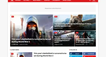 Template Blogger Games Premium Totalmente Editavel
