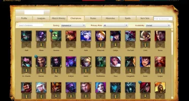 CONTA DIAMANTE 4 - 16 SKINS E 70 CHAMPIONS