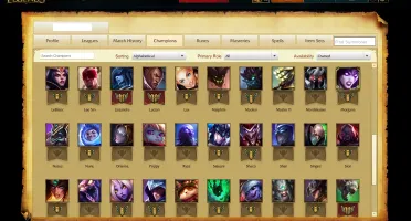 CONTA DIAMANTE 4 - 16 SKINS E 70 CHAMPIONS