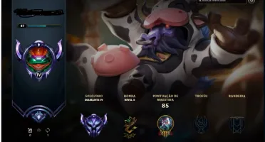 Conta de LOL DIAMANTE 4 MMR ALTO