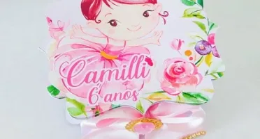 Kit 145 Lembrancinhas Bailarina Personalizadas
