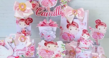 Kit 145 Lembrancinhas Bailarina Personalizadas