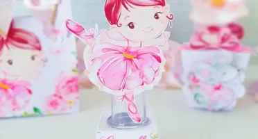 Kit 145 Lembrancinhas Bailarina Personalizadas
