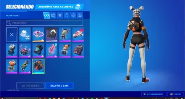 Conta Fortnite com passe, skins de verão e jogos resgatados