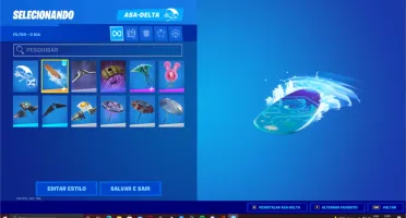 Conta Fortnite com passe, skins de verão e jogos resgatados