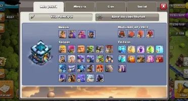 Vendo Conta Clash of Clans CV13 quase Full