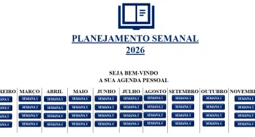 Planilha de Agendamentos 2026 – Completa e Profissional