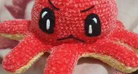 polvo do humor amigurumi