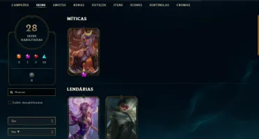 Conta LOL com Vayne Prestigio e Normal