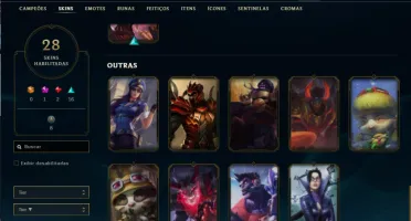 Conta LOL com Vayne Prestigio e Normal