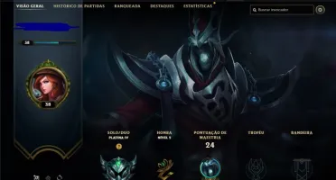 CONTA LOL PLATINA 4 SMURF
