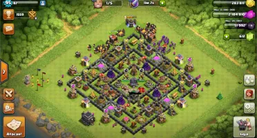 Conta Clash Of Clans CV9 60% Ótima oferta.
