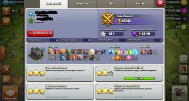 Conta Clash Of Clans CV9 60% Ótima oferta.