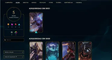 Conta de lol platina 1 com mmr de diamante