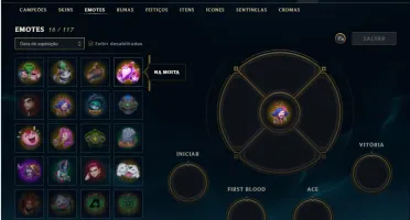 Conta ouro 4 com 44 Champs e 10 Skins