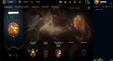 Conta gold 3 com skins boas