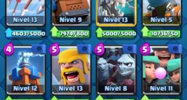 CONTA CLASH ROYALE NÍVEL 14