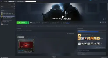 Conta Steam com CSGO PRIME (patente AK) e vários jogos