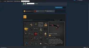 Conta Steam com CSGO PRIME (patente AK) e vários jogos